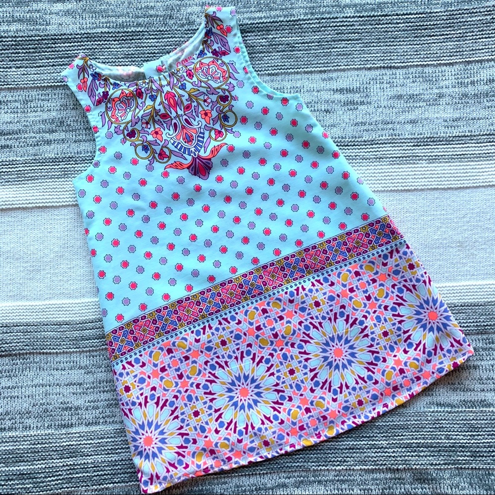 Vibrant sleeveless summer dress